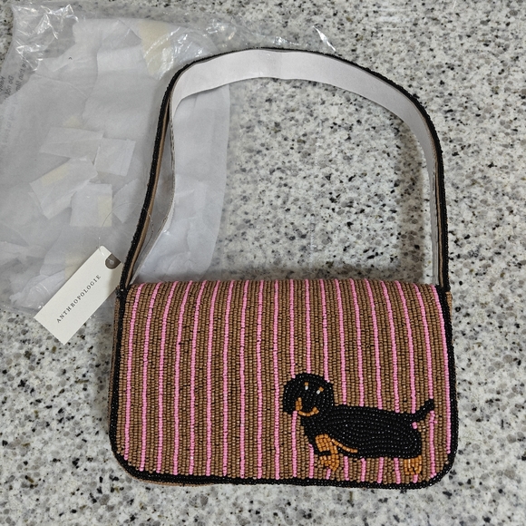 Anthropologie The Fiona Beaded Bag (Dachshund) - Picture 6 of 9